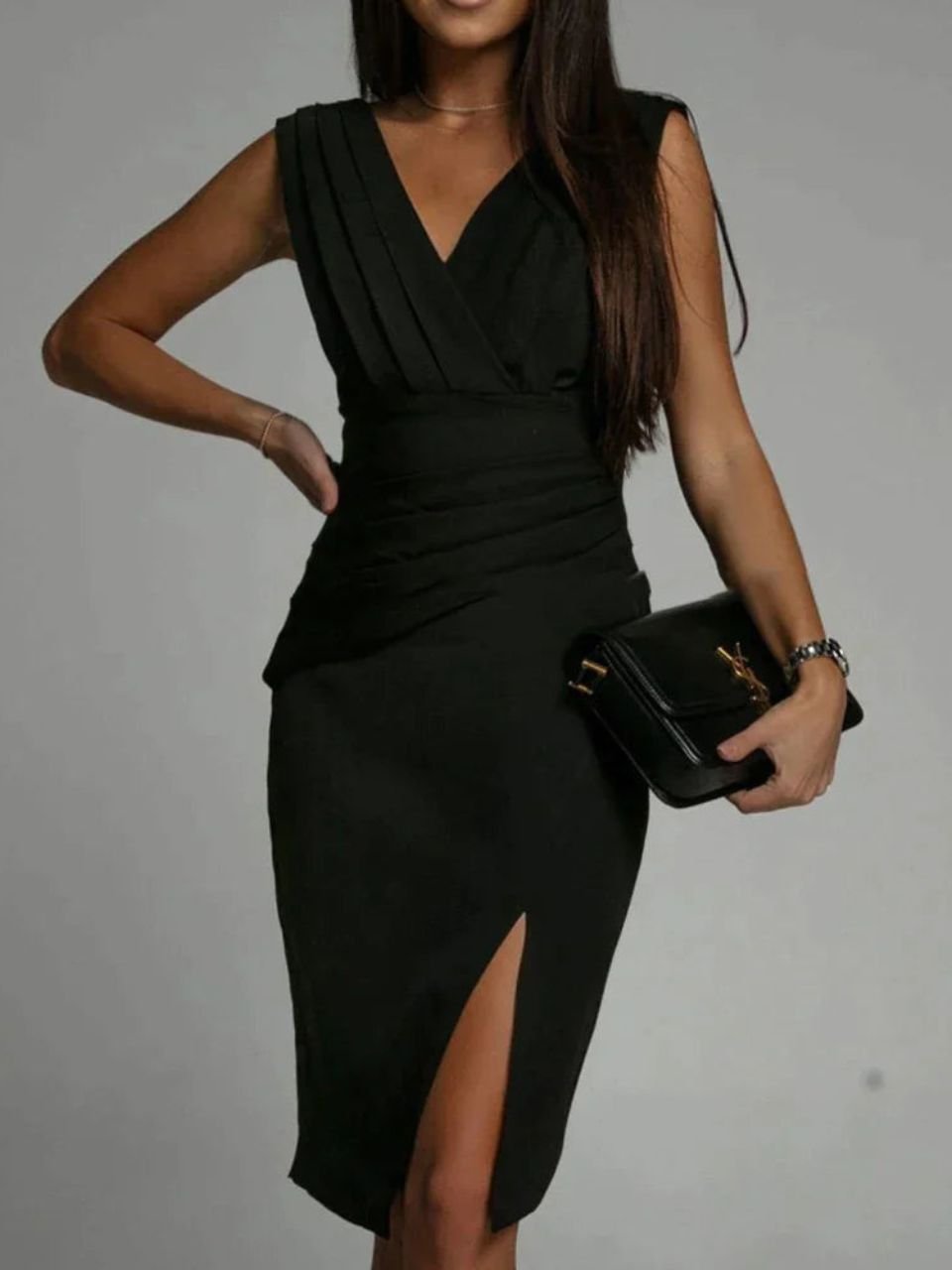 Luna | Evening Dress with Side Slit