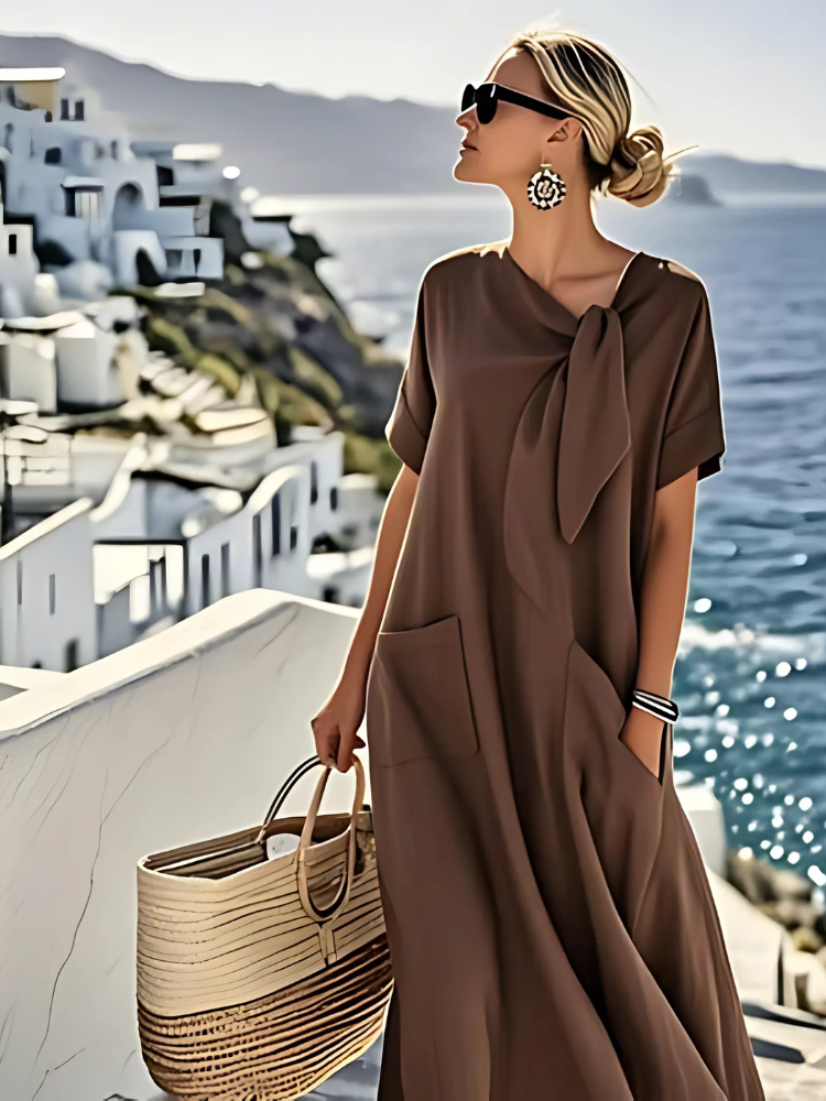Sofia | Effortless Linen Maxi Dress