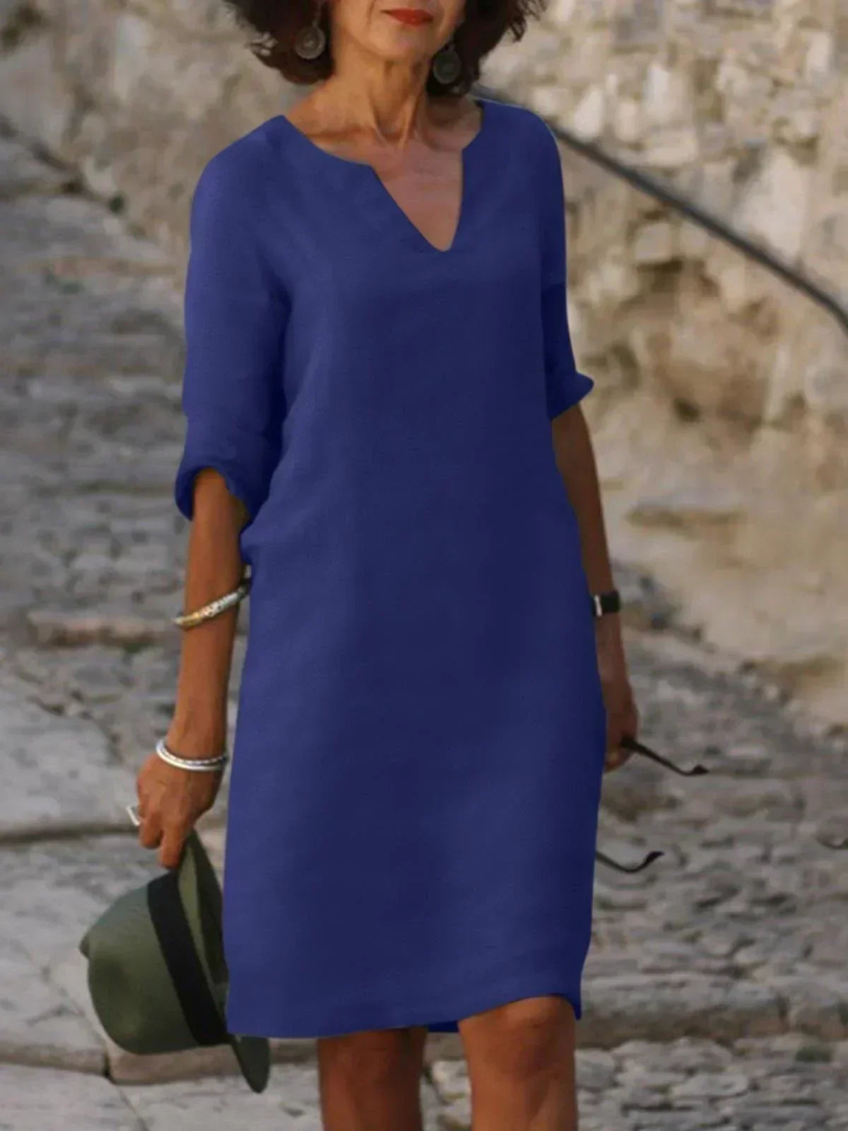 Elsa | Refined V-Neck Dress