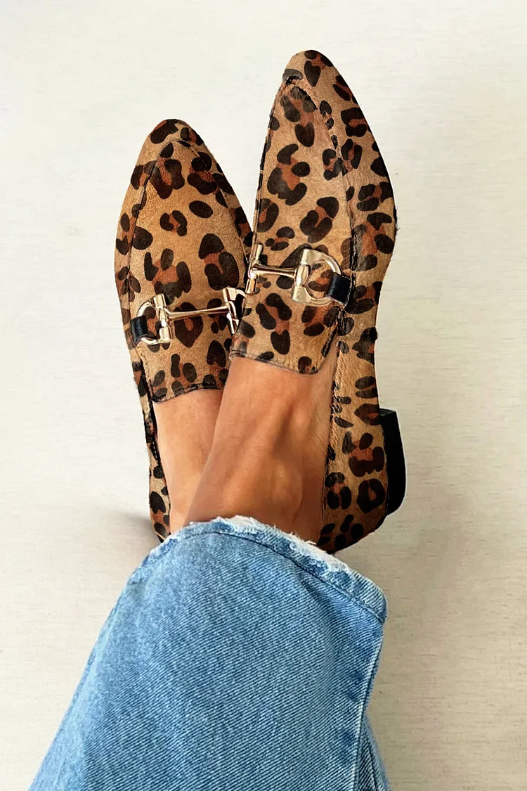 Elena | Loafer with Metallic Accents