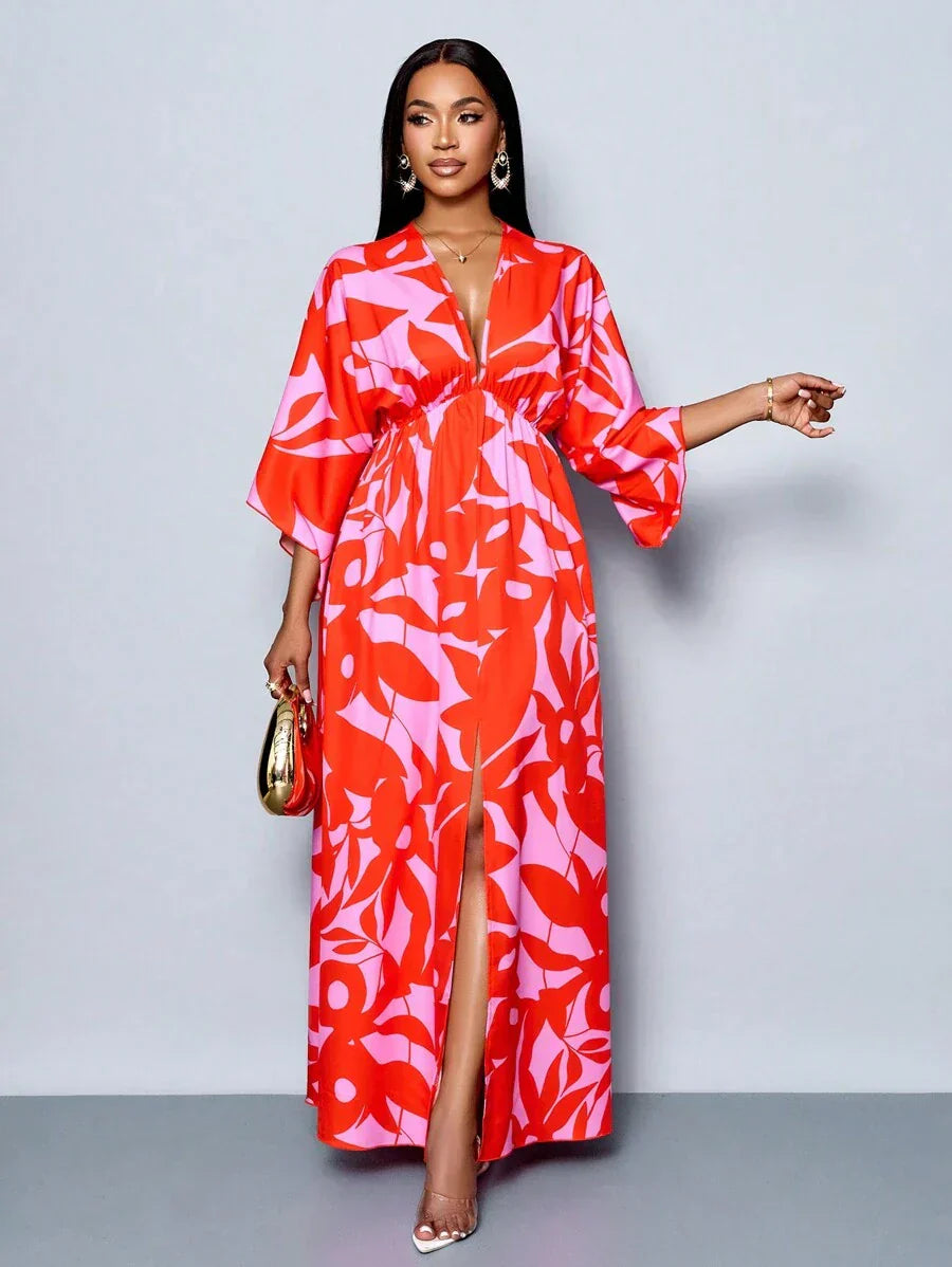 Amara | Graceful Floral Maxi Dress