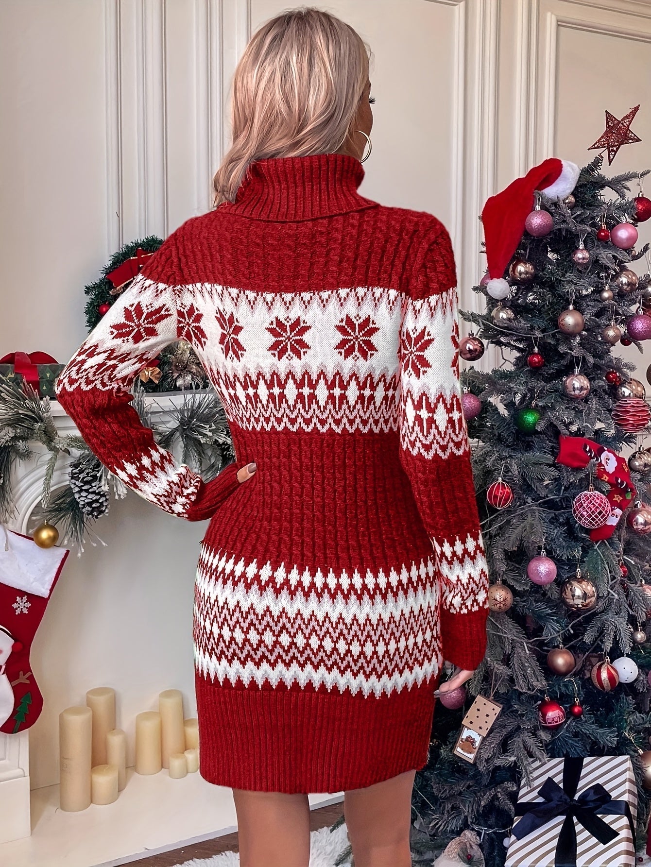 Mireille | Festive Knit Dress