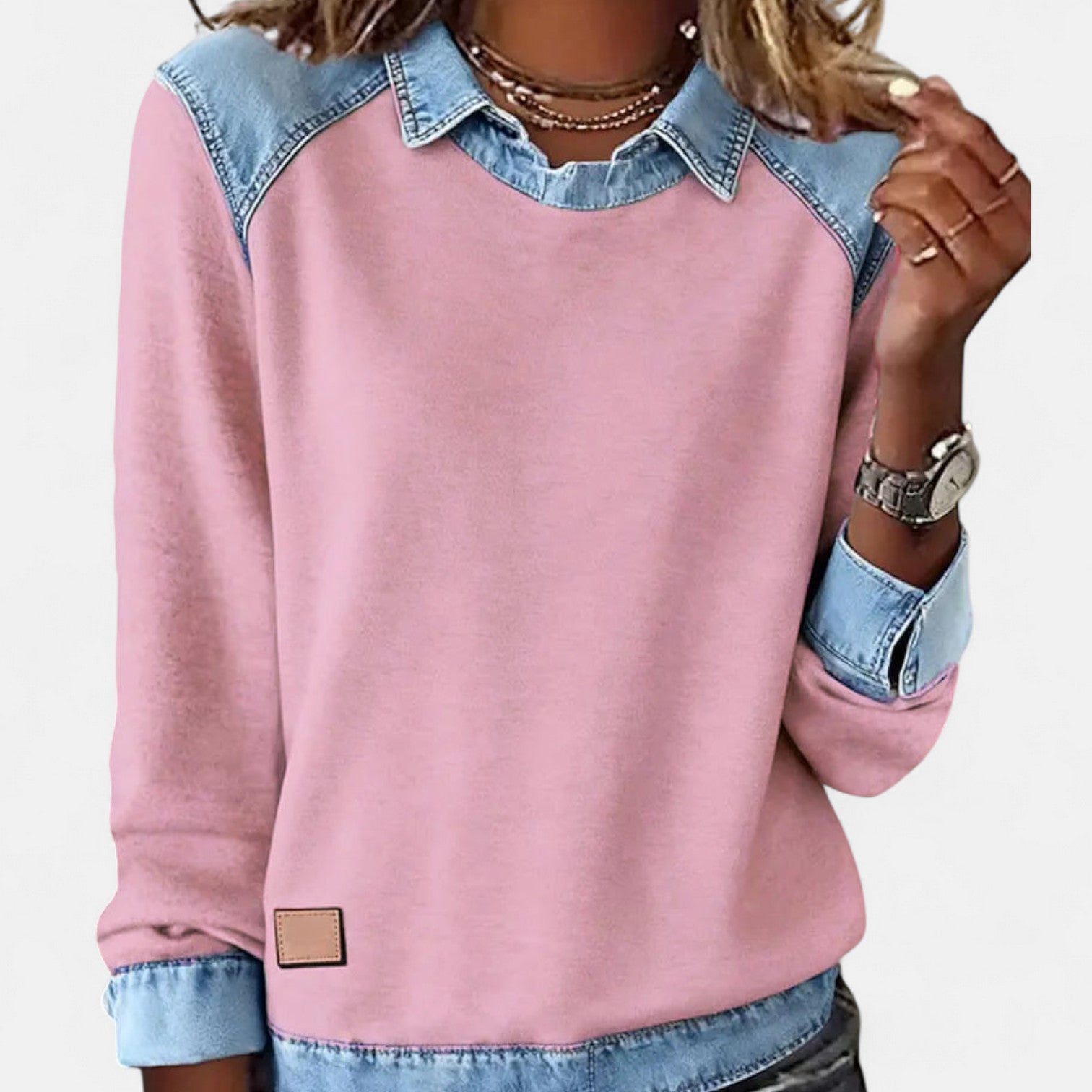 Elena | Sophisticated Long Sleeve Blouse