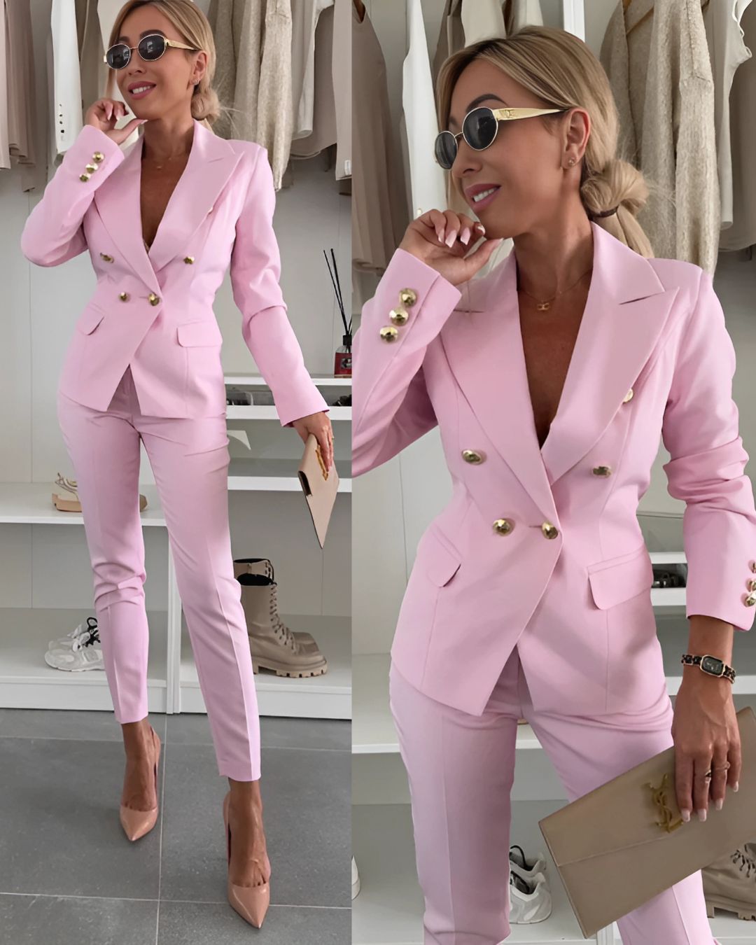 Isolde | Tailored Double-Breasted Suit