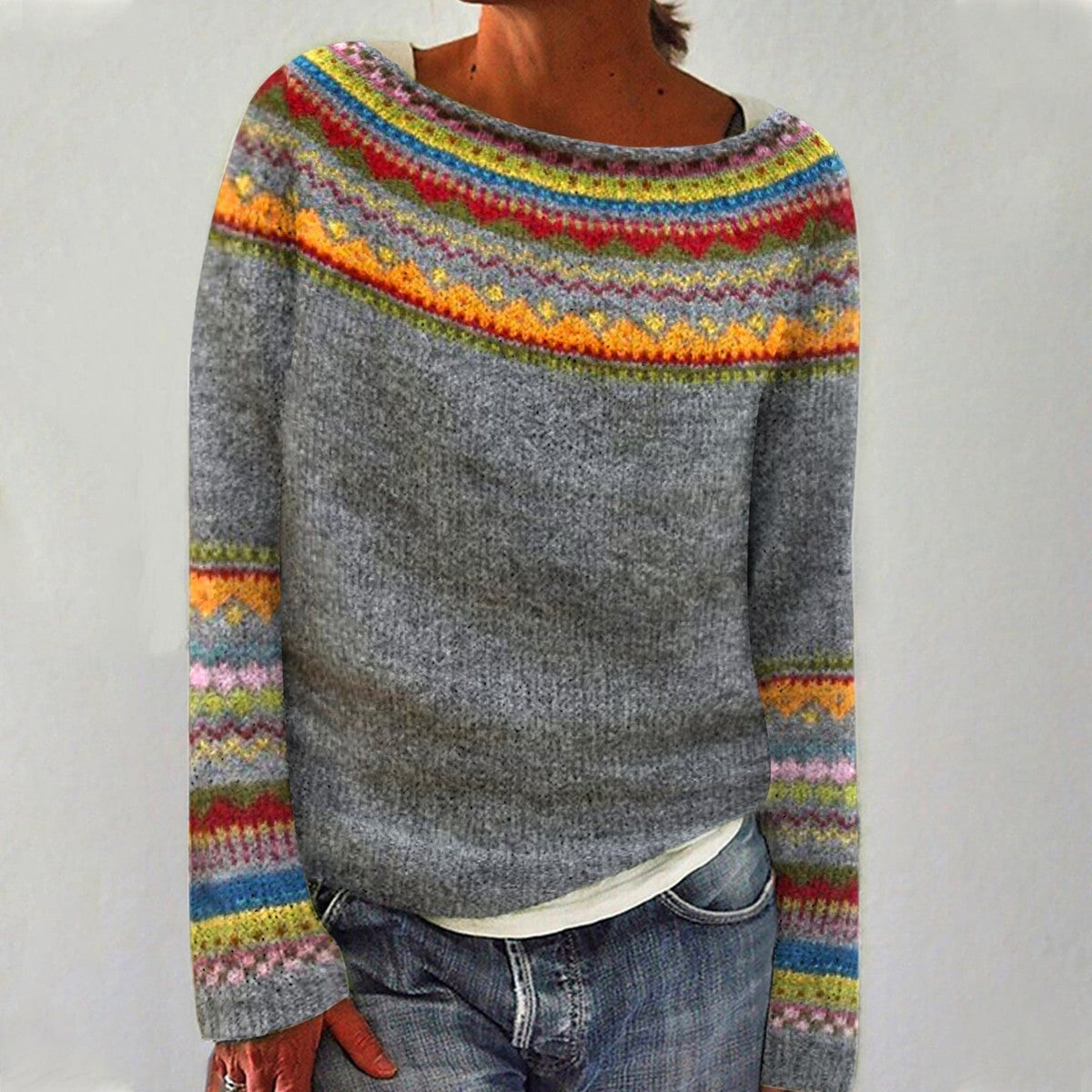 Clara | Relaxed Vintage Knit Sweater