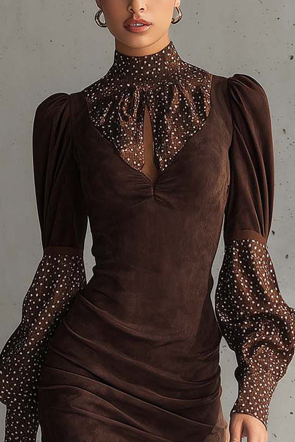 Serelinne – Vintage puff sleeve – Mini dress