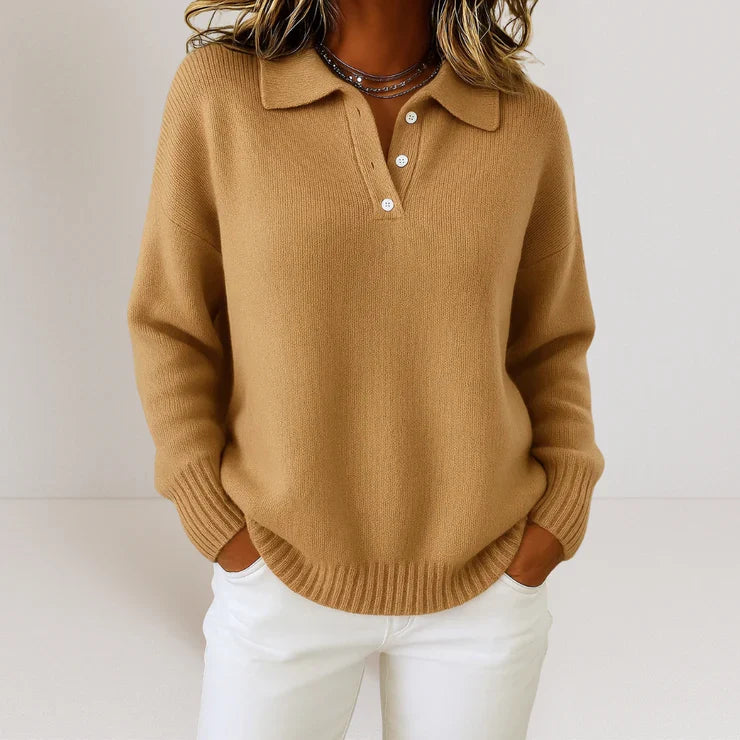 Eleanor  | Soft knitted jumper with collar