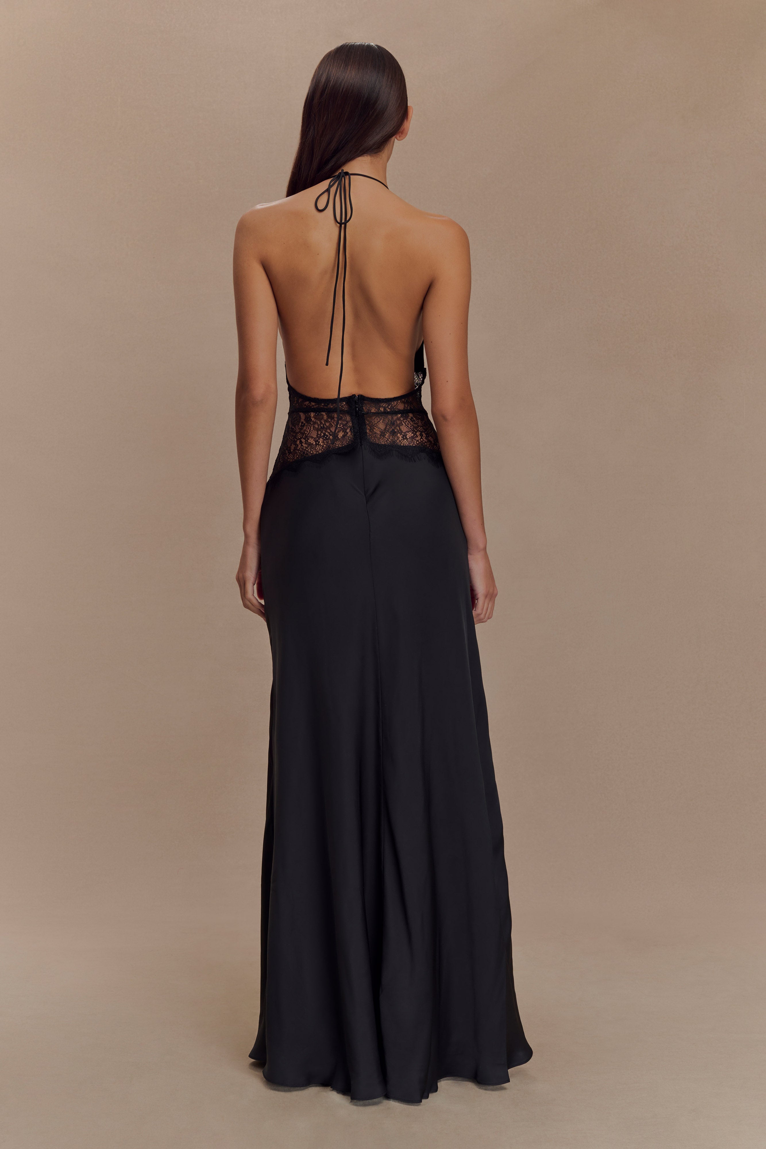 Lucia | Lace and Satin Dress