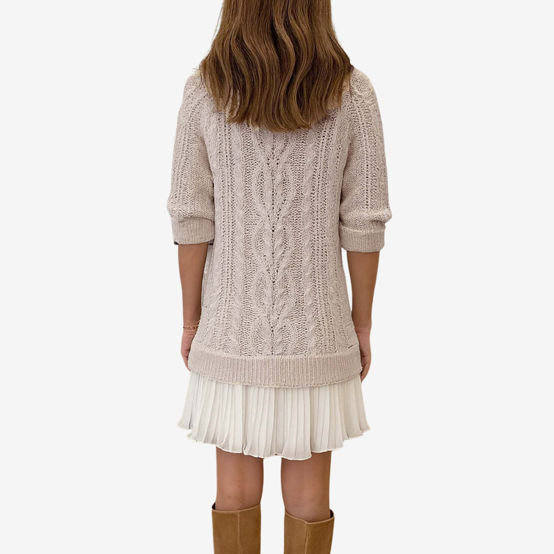 Clara | Elegant Knit Sweater Dress