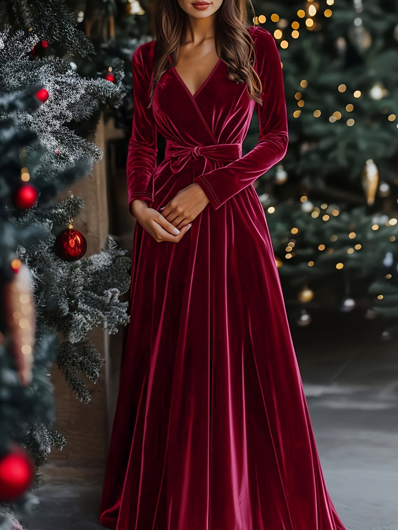Lila | Luxurious Velvet Maxi Dress