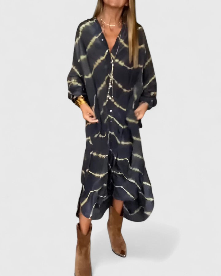 Lara | Effortless Striped Maxi Dress