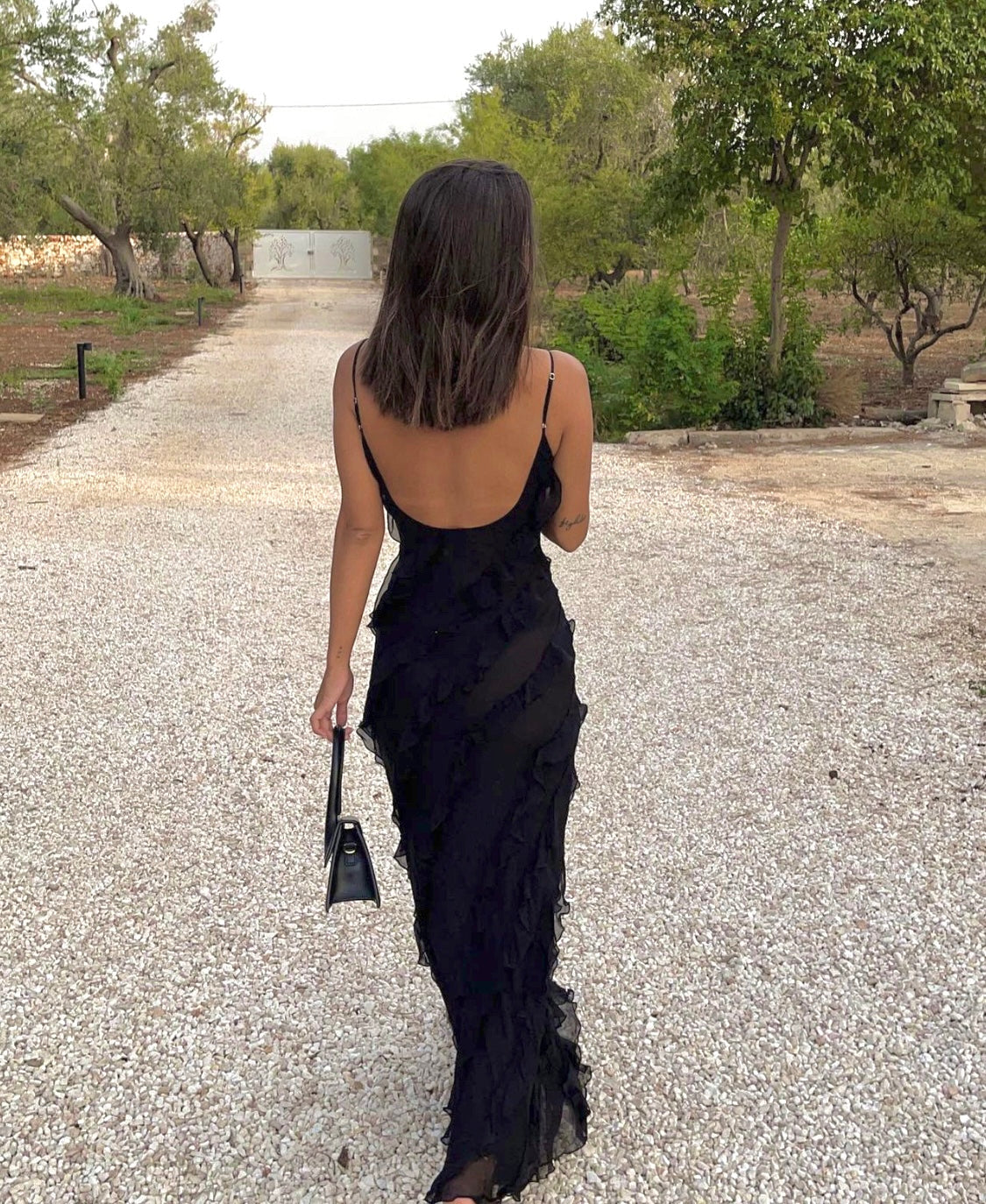 Elena | Elegant Ruffled Maxi Dress