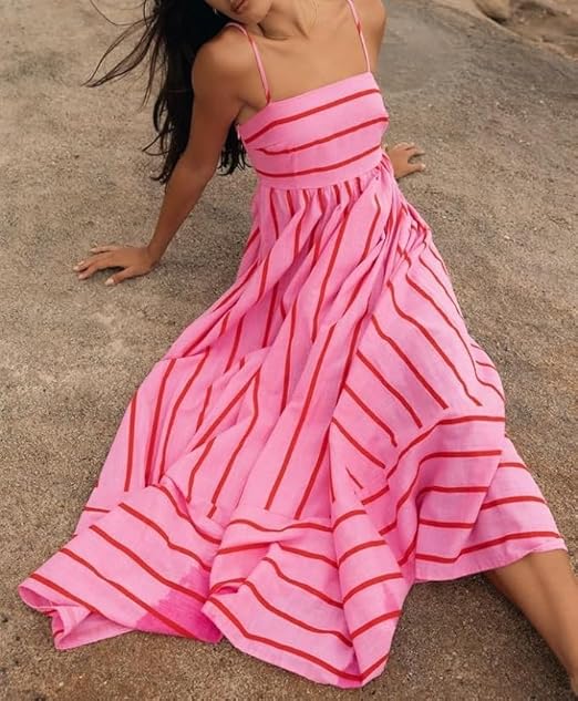 Sabrina | Sunset Hued Maxi Dress