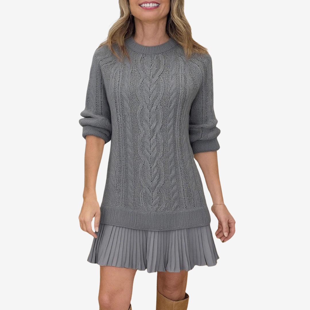 Clara | Elegant Knit Sweater Dress