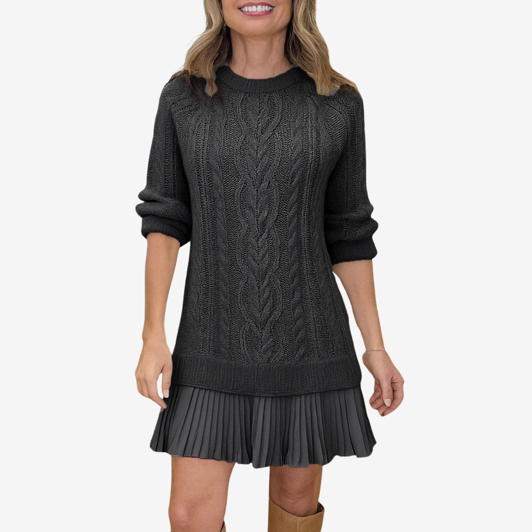 Clara | Elegant Knit Sweater Dress
