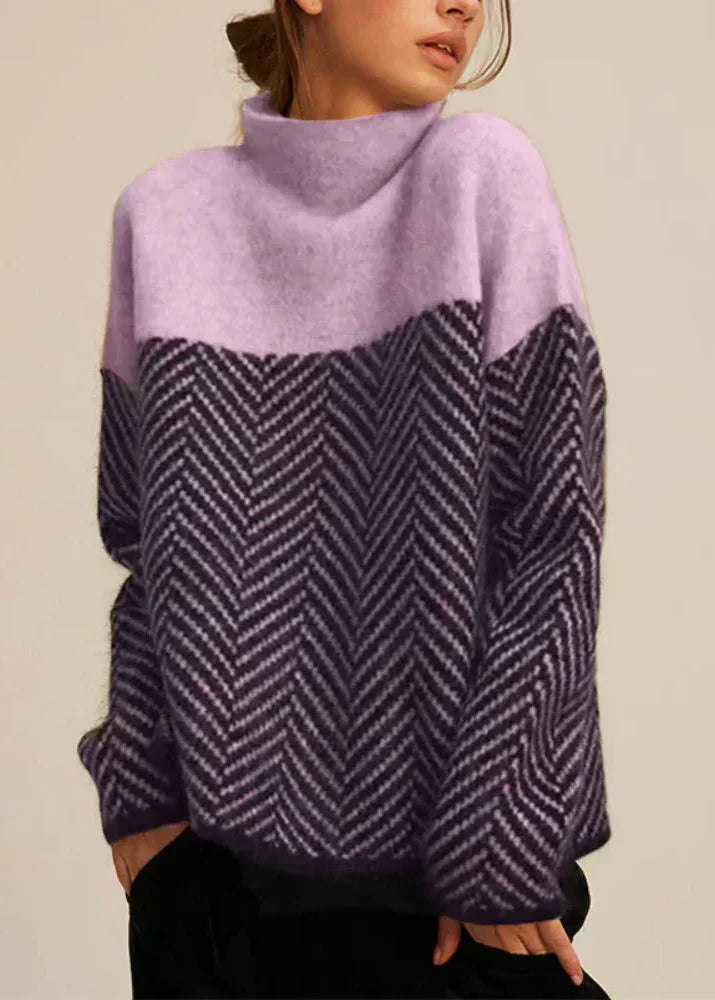 Elena | Elegant Cotton Turtleneck
