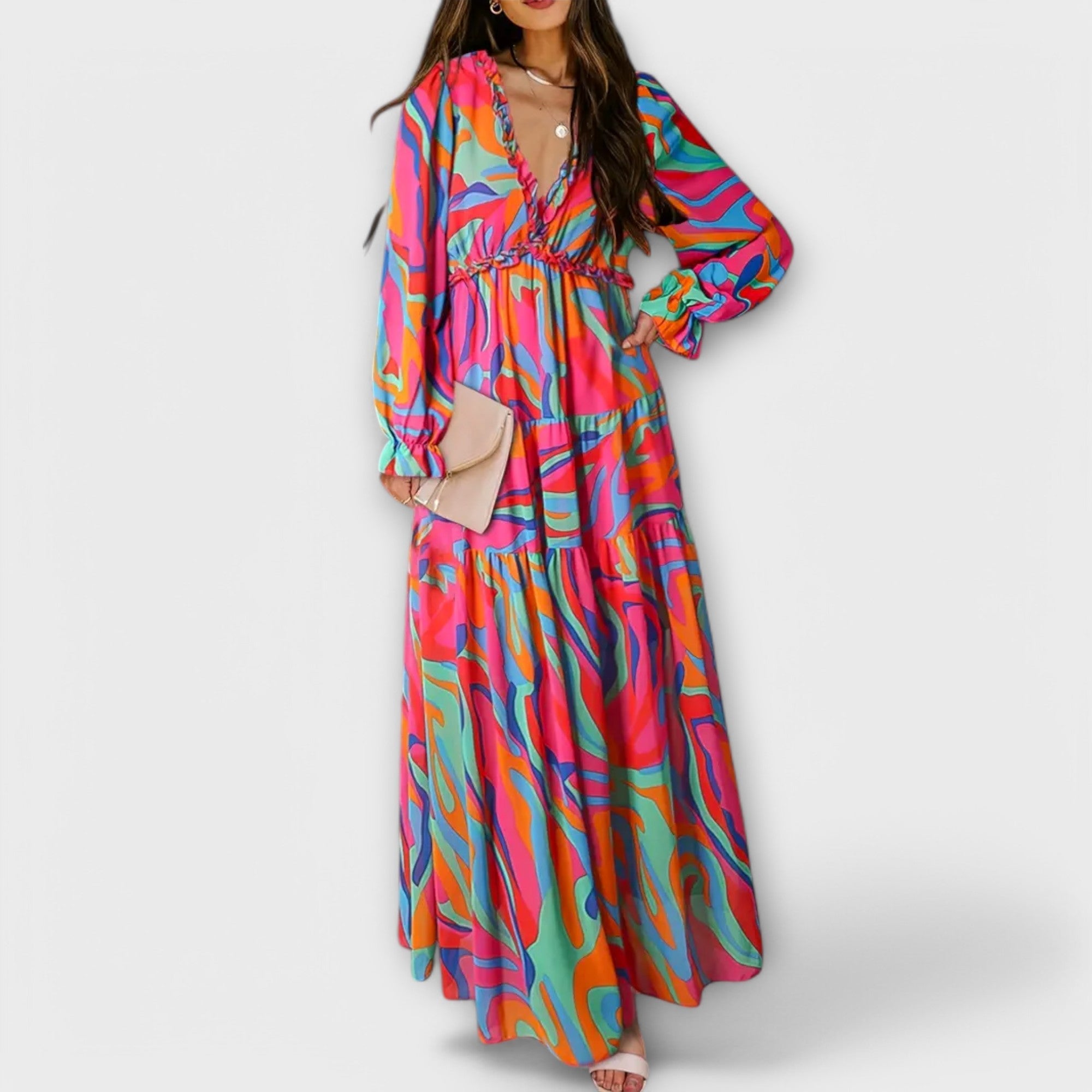 Rosemarie | Timeless Floral Maxi Dress