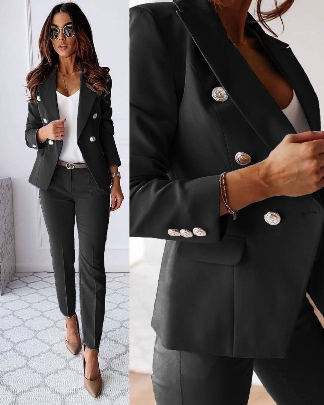 Isolde | Tailored Double-Breasted Suit