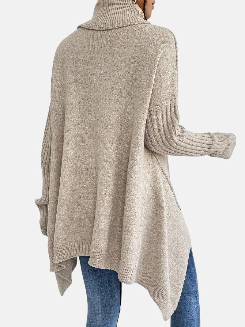 Brigitte | Longline Turtle Neck Pullover