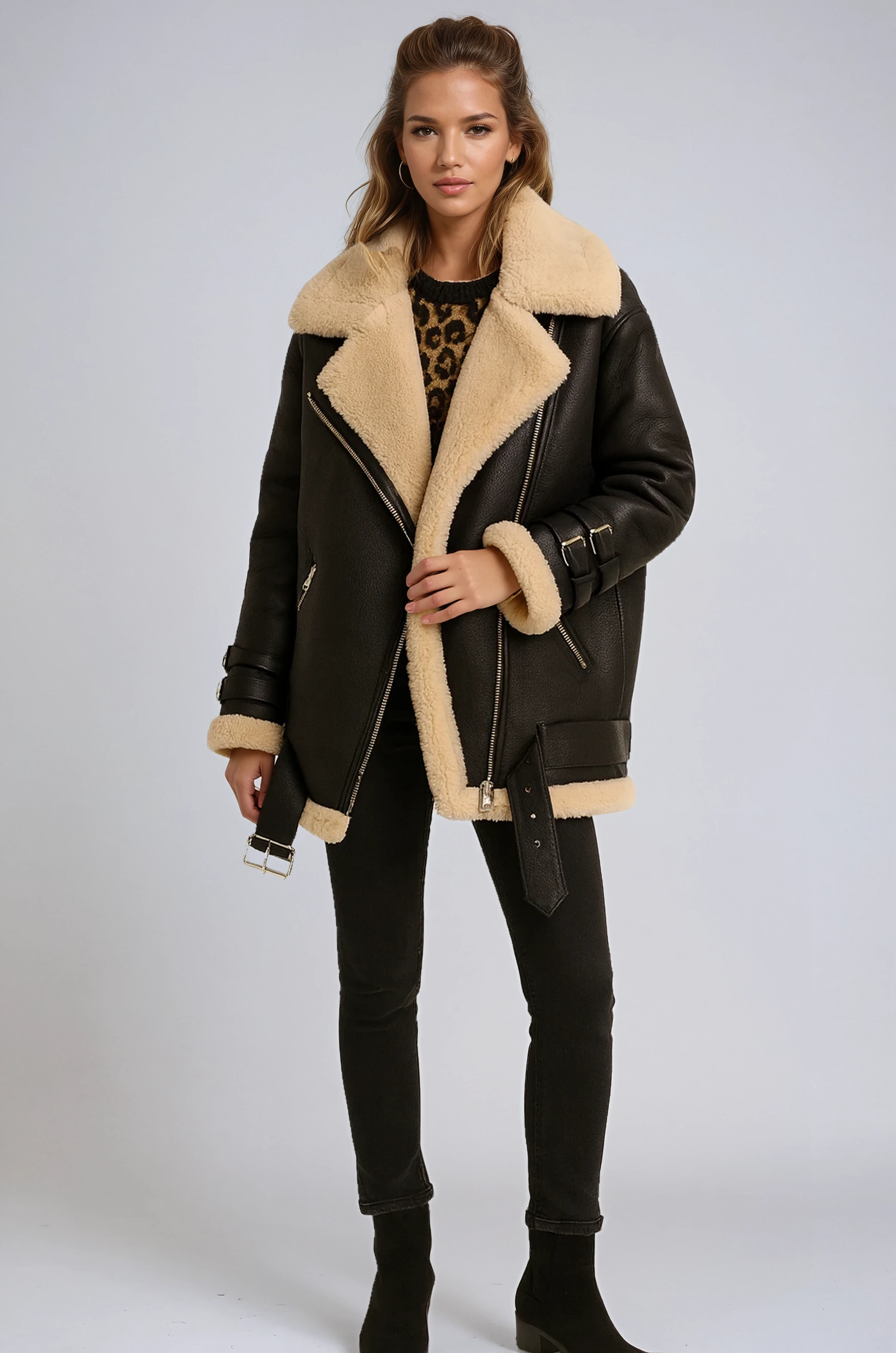 Margaux | Classic Winter Pilot Jacket