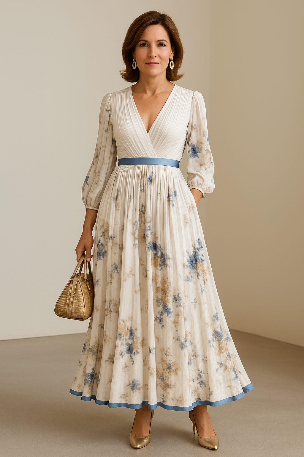 Lila | Graceful Floral Maxi Dress