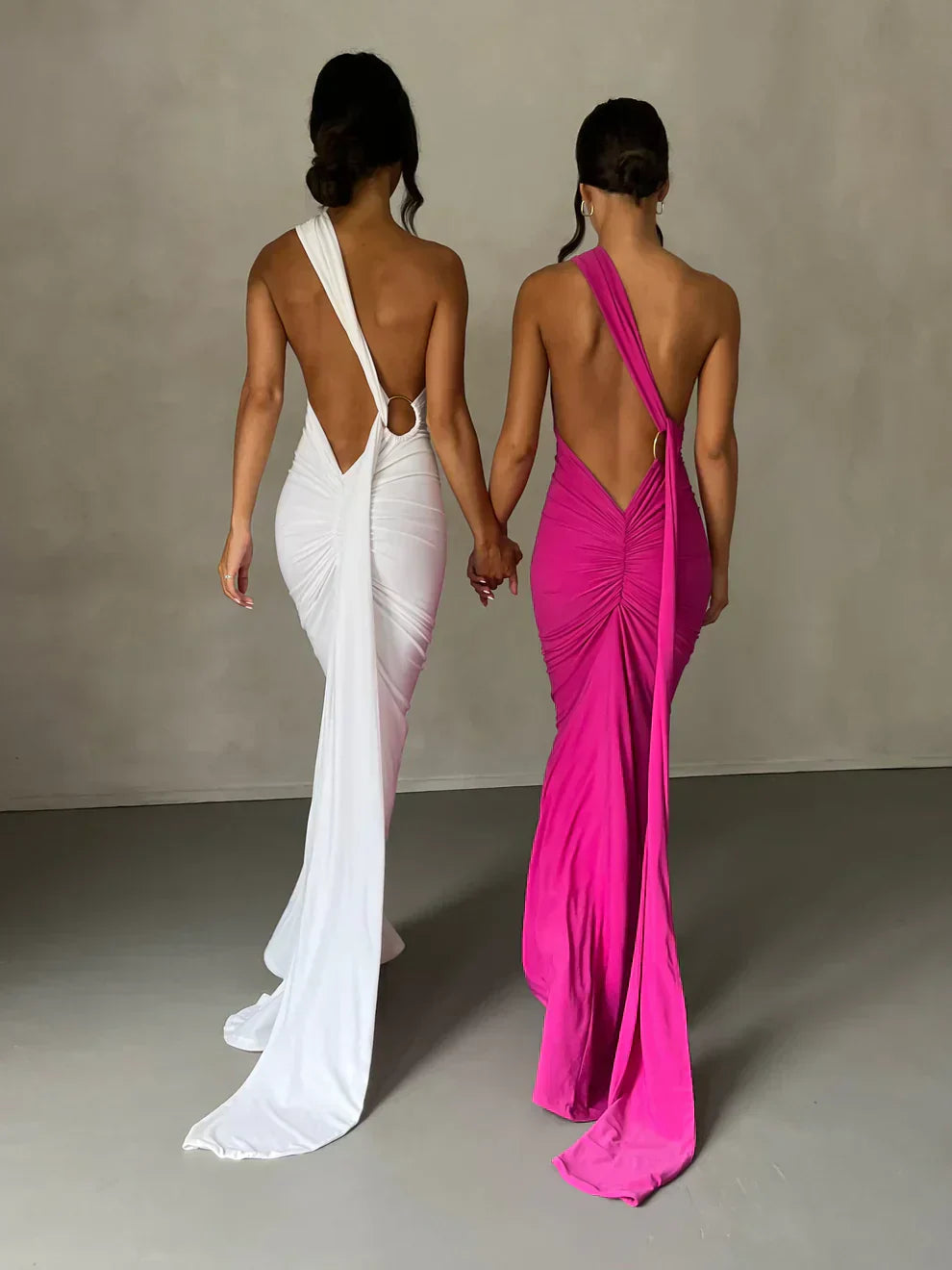 Livia | One-Shoulder Cut-Out Maxi Dress