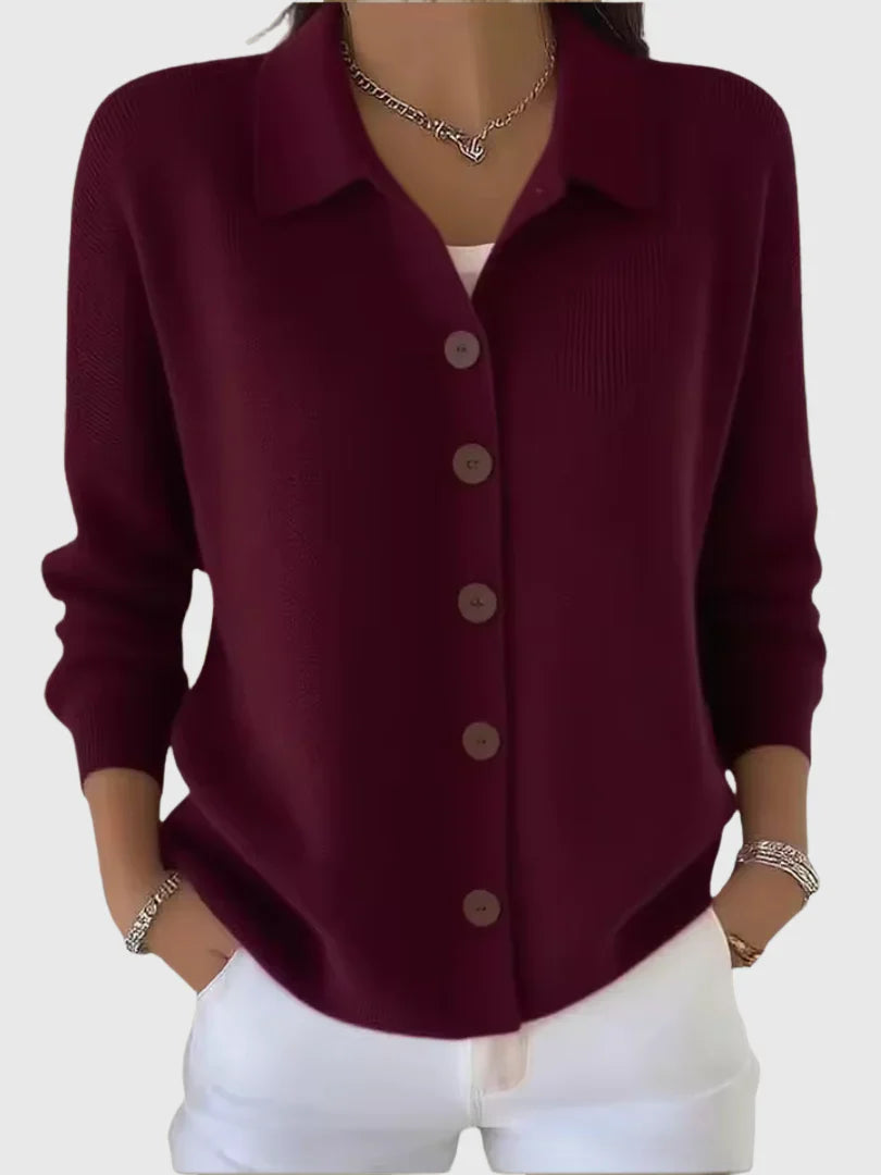 Yalina | Elegant Button-Up Blouse