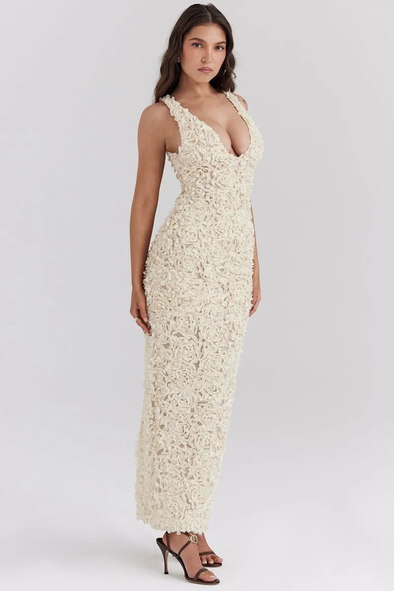 Catriona | Floral A-Line Maxi Dress