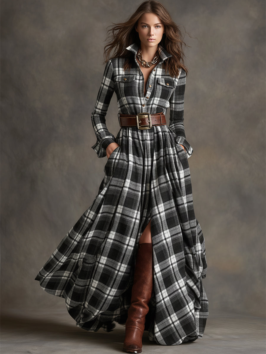 Scarlett | Elegantly Belted Shirt Dress