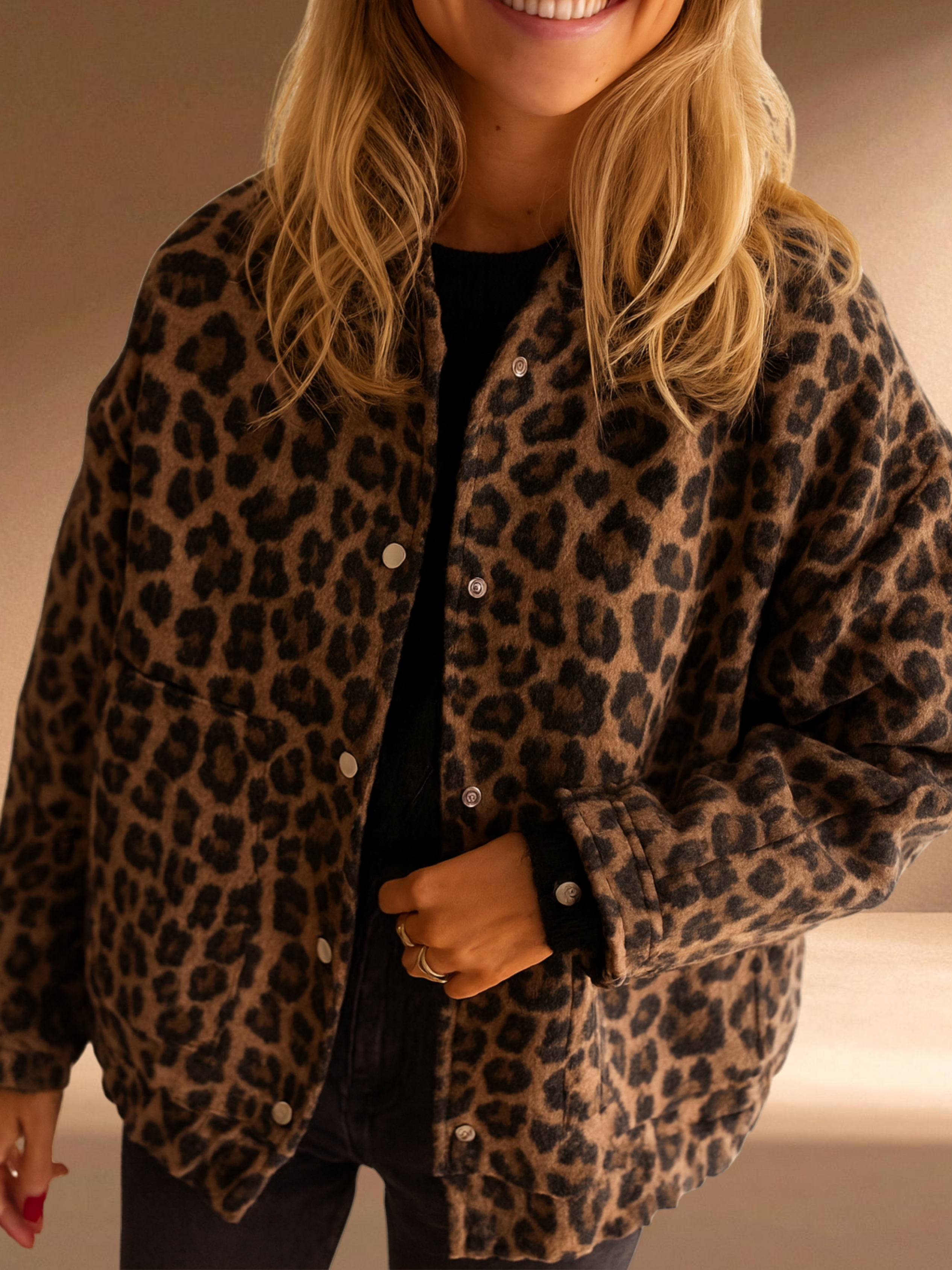 Juliette | Luxe Leopard Print Jacket