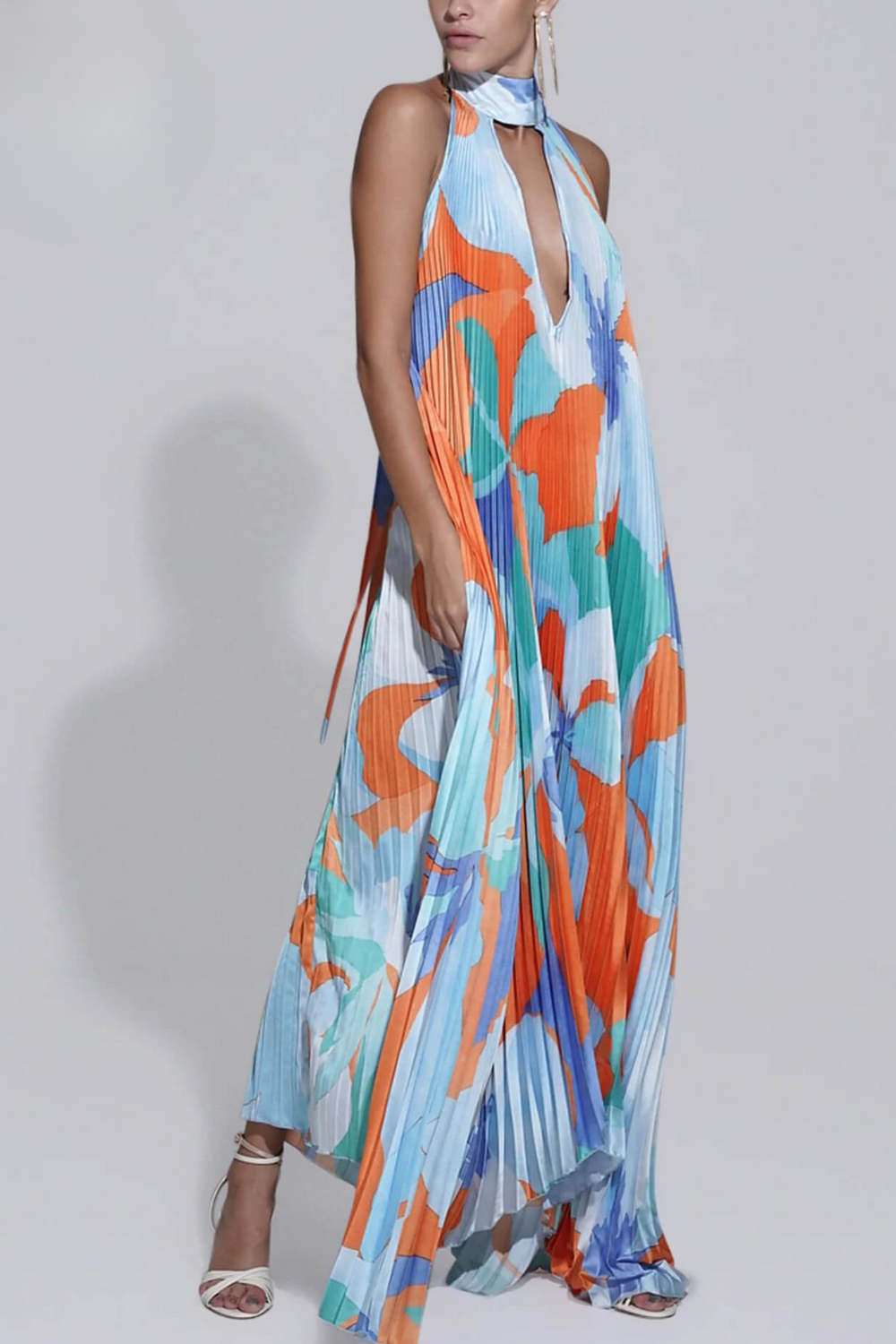 Kiera | Halterneck Midi Dress