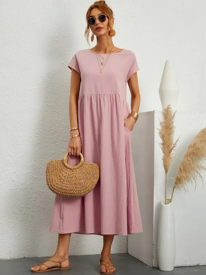 Charlene | Effortless Linen Dress