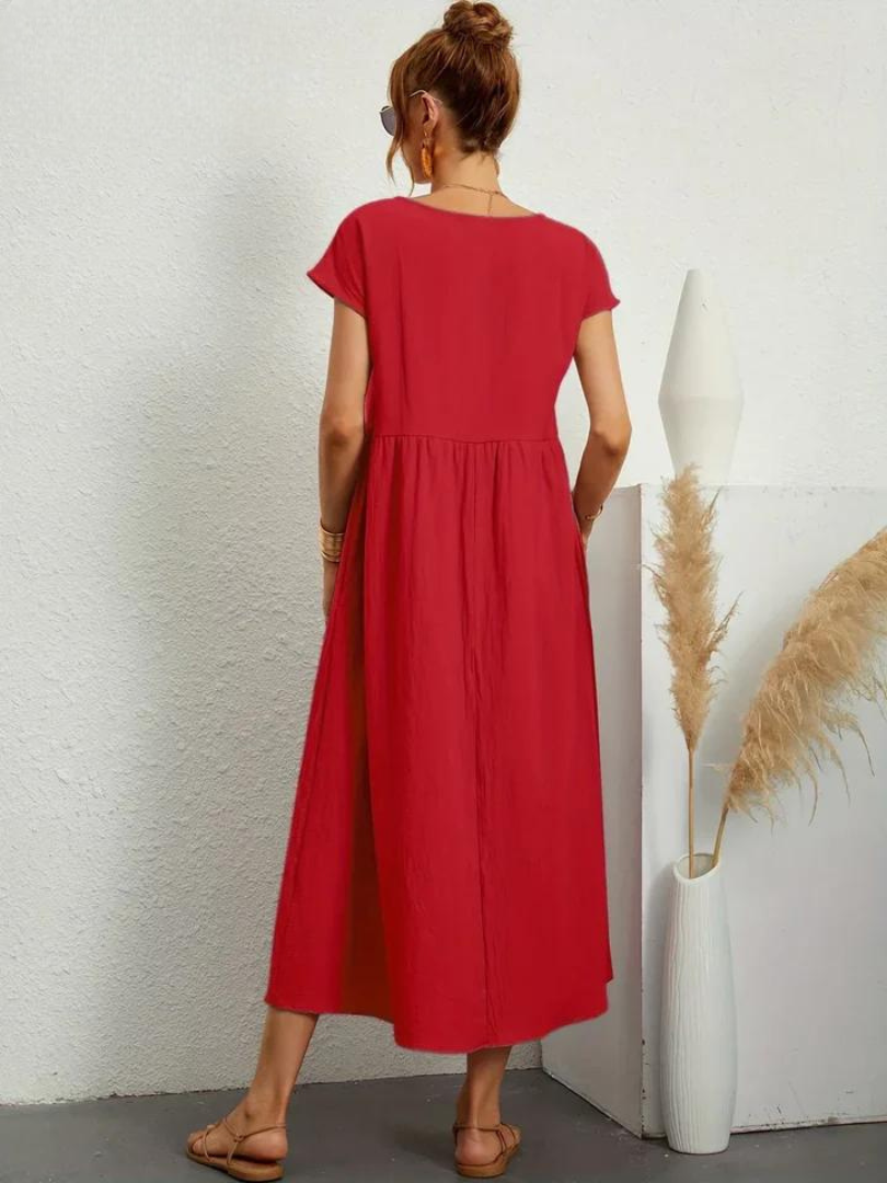 Charlene | Effortless Linen Dress