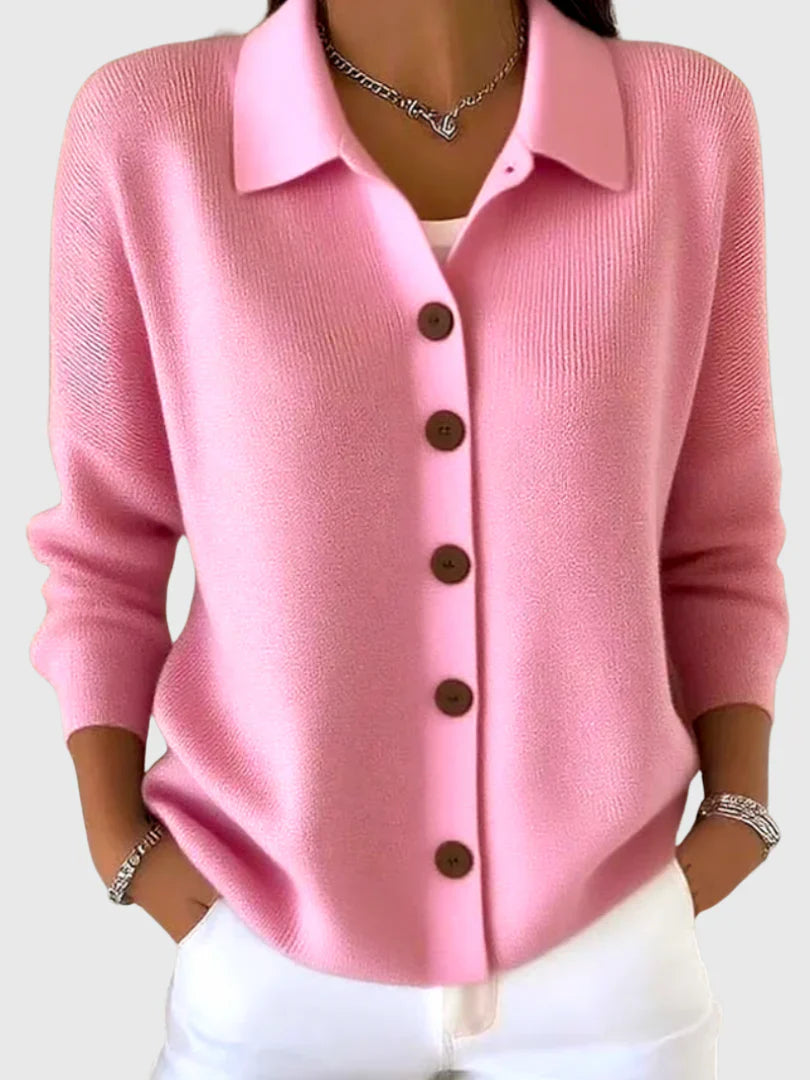 Yalina | Elegant Button-Up Blouse