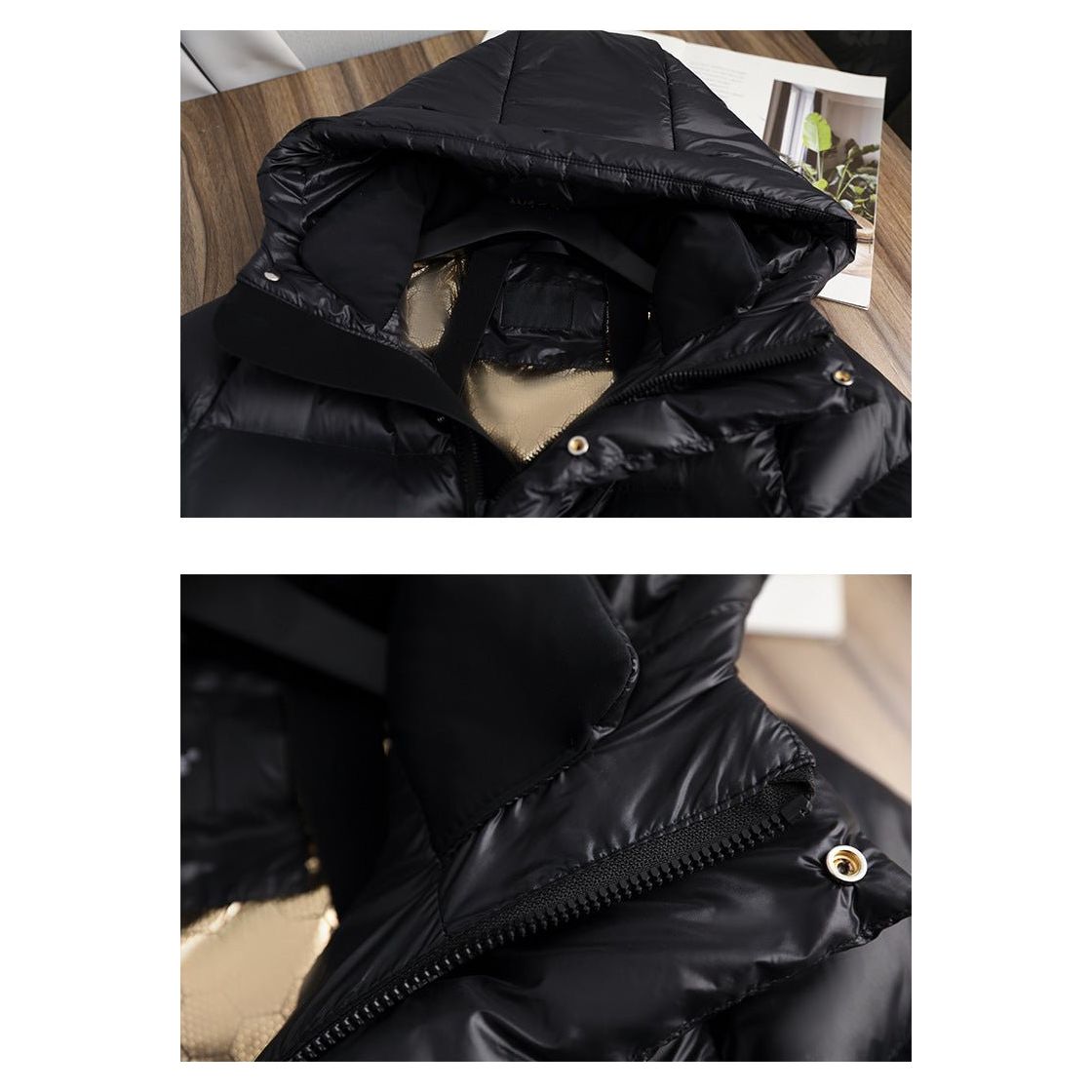 Amara | Quilted Winter Jacket with Hood