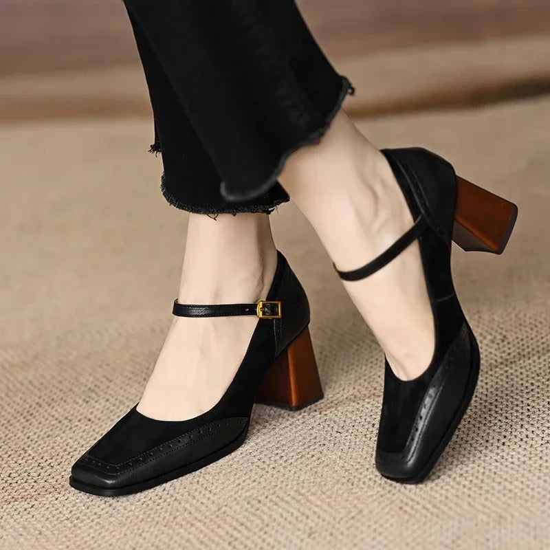 Seraphina | Timeless Leather Heels