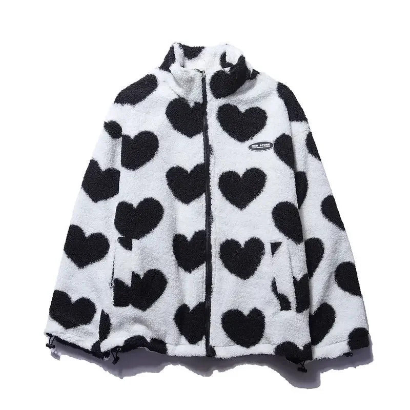 Amara | Reversible Heart-Detail Jacket