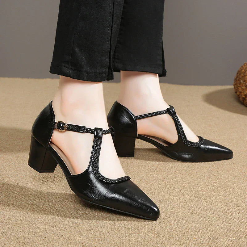 Juliette | Timeless T-Strap Shoes