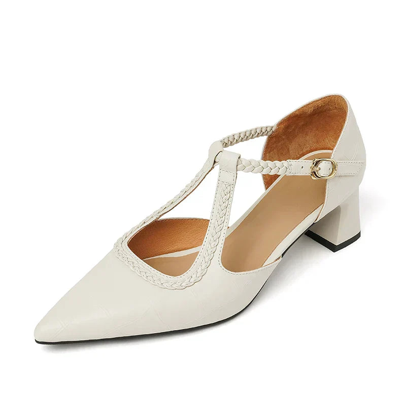 Amara | Timeless Leather Heels