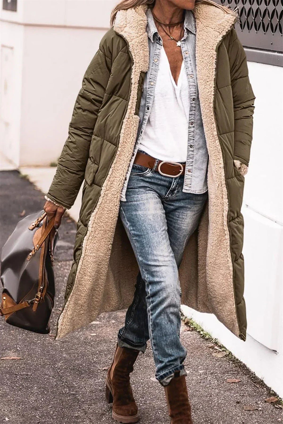 Elodie | Reversible Quilted Coat