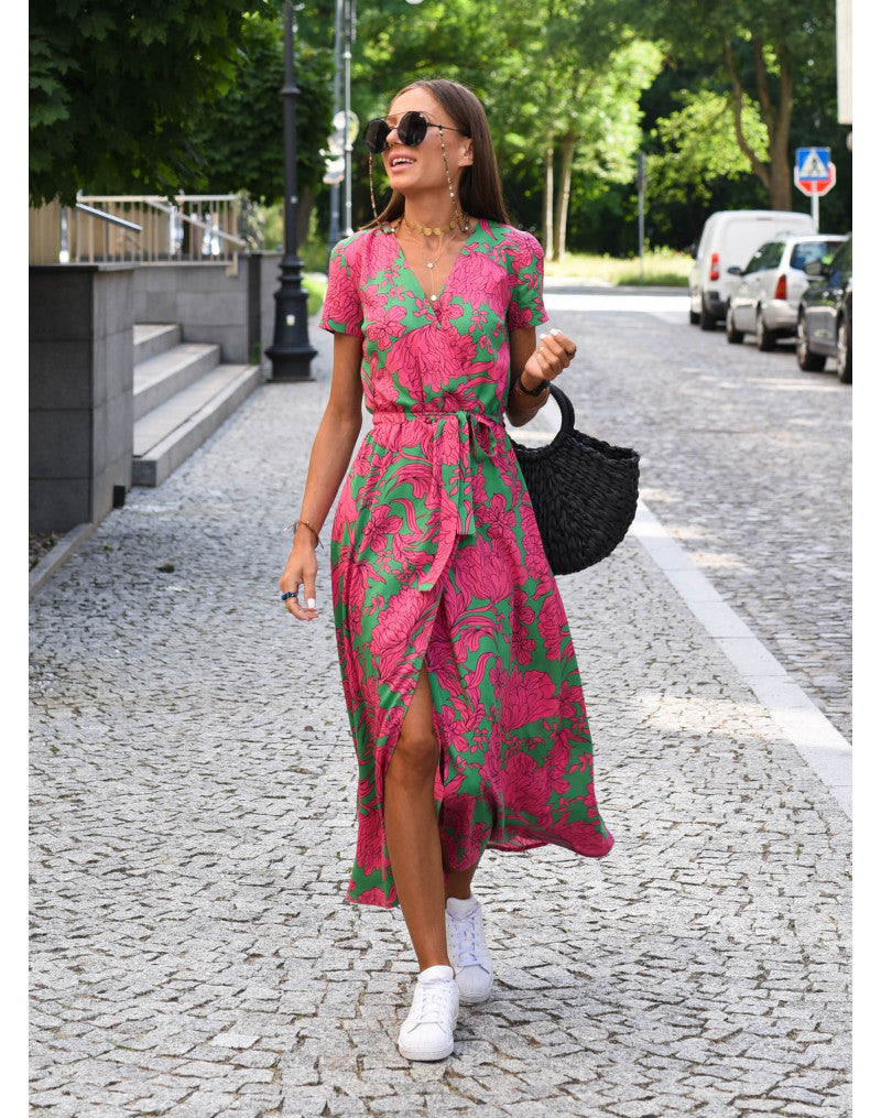 Yasmin | Elegant V-Neck Dress