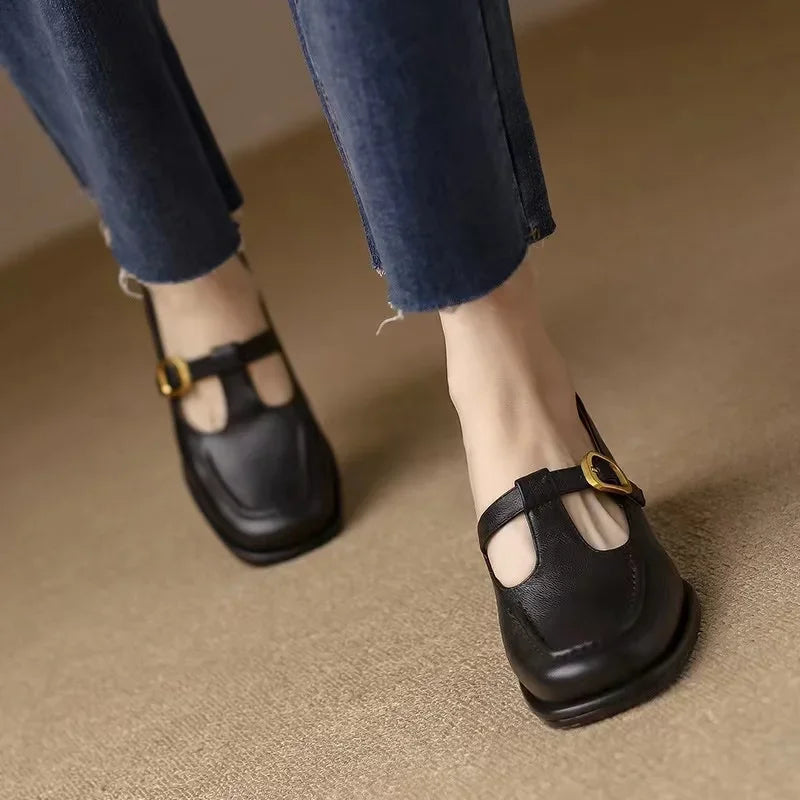 Livia | Elegant T-Bar Heels