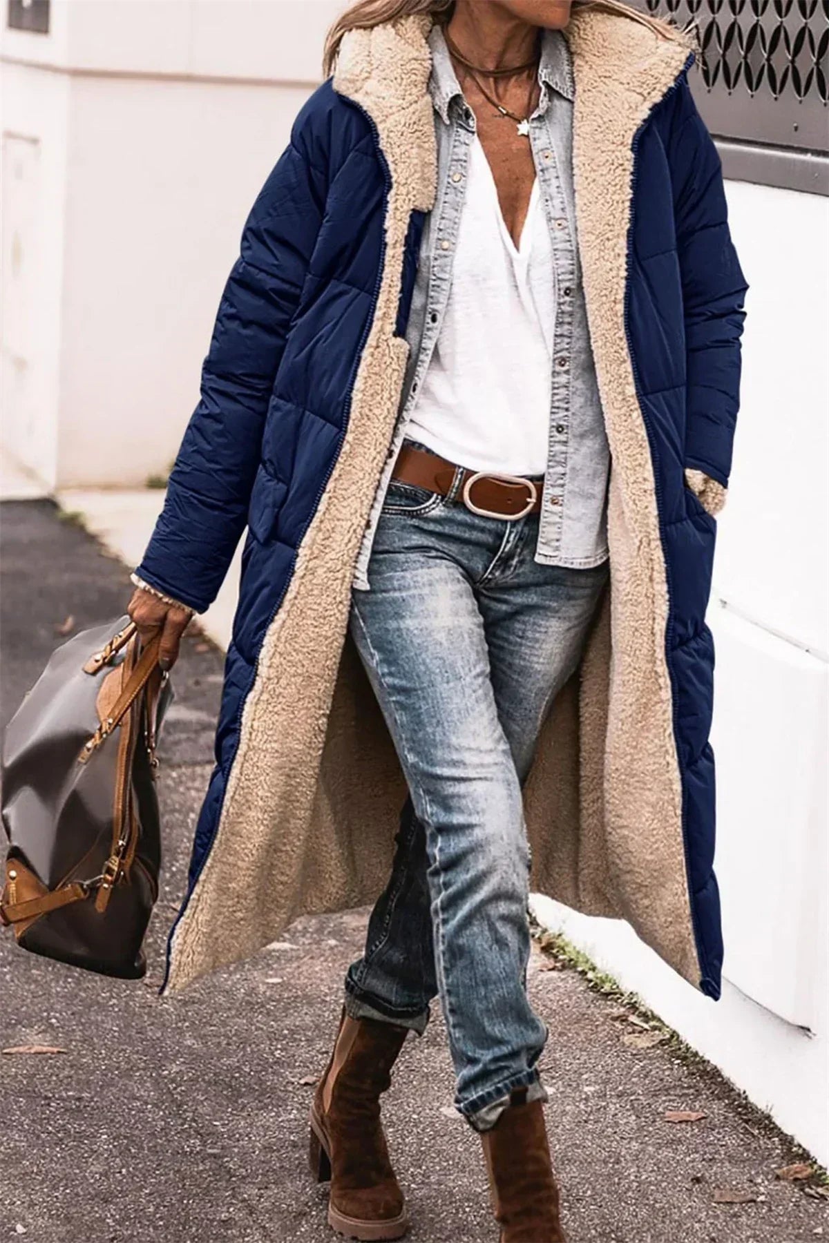 Elodie | Reversible Quilted Coat