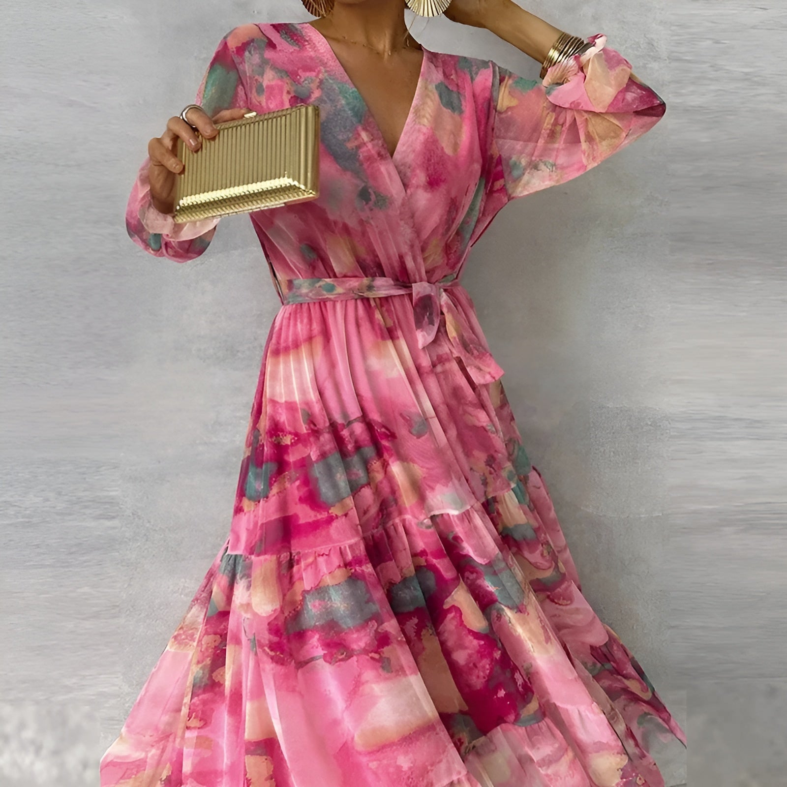 Amara | Graceful Floral Gown