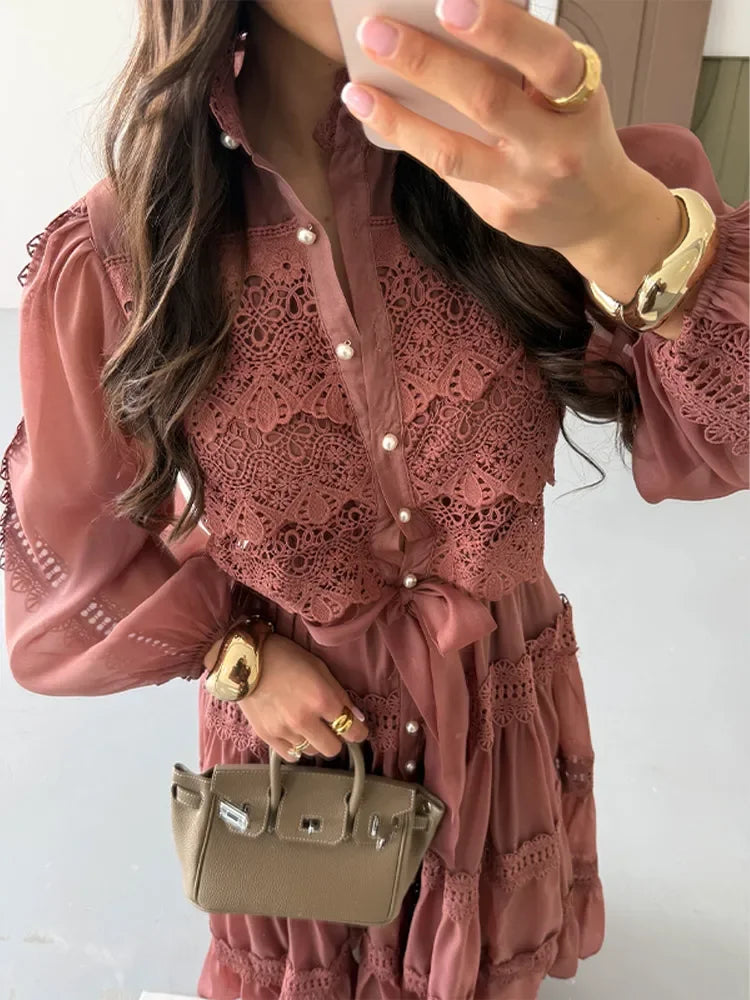 Lydia | Embroidered Maxi Dress