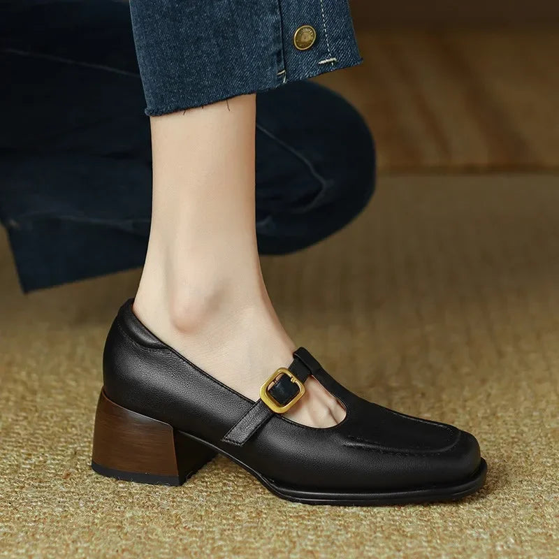 Livia | Elegant T-Bar Heels
