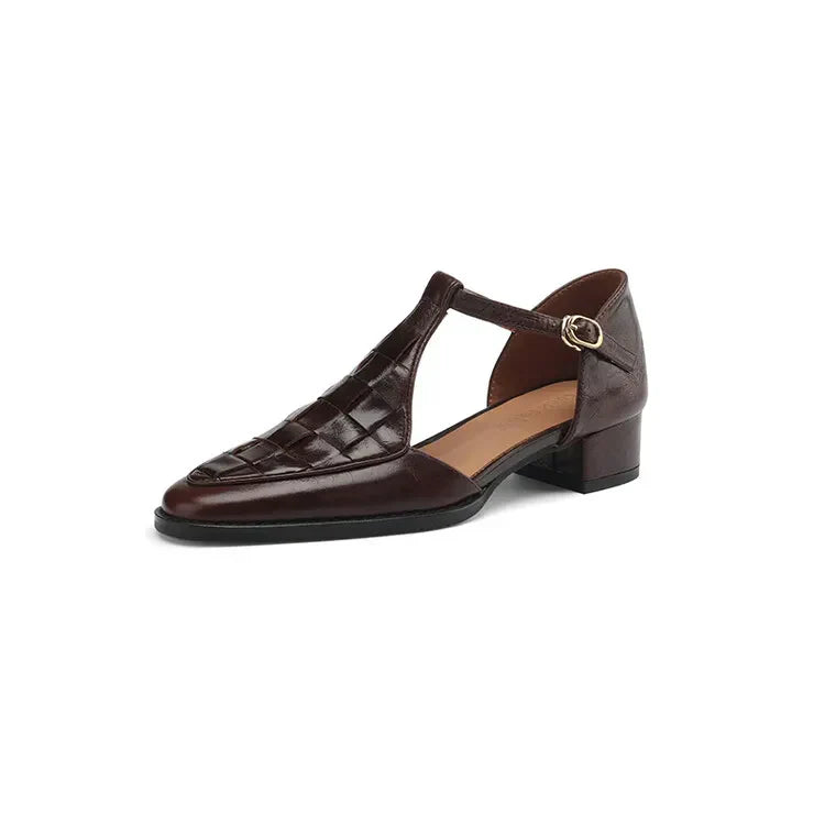 Daphne | Vintage-Style Strap Heels