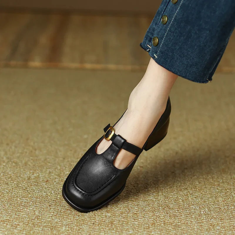 Livia | Elegant T-Bar Heels