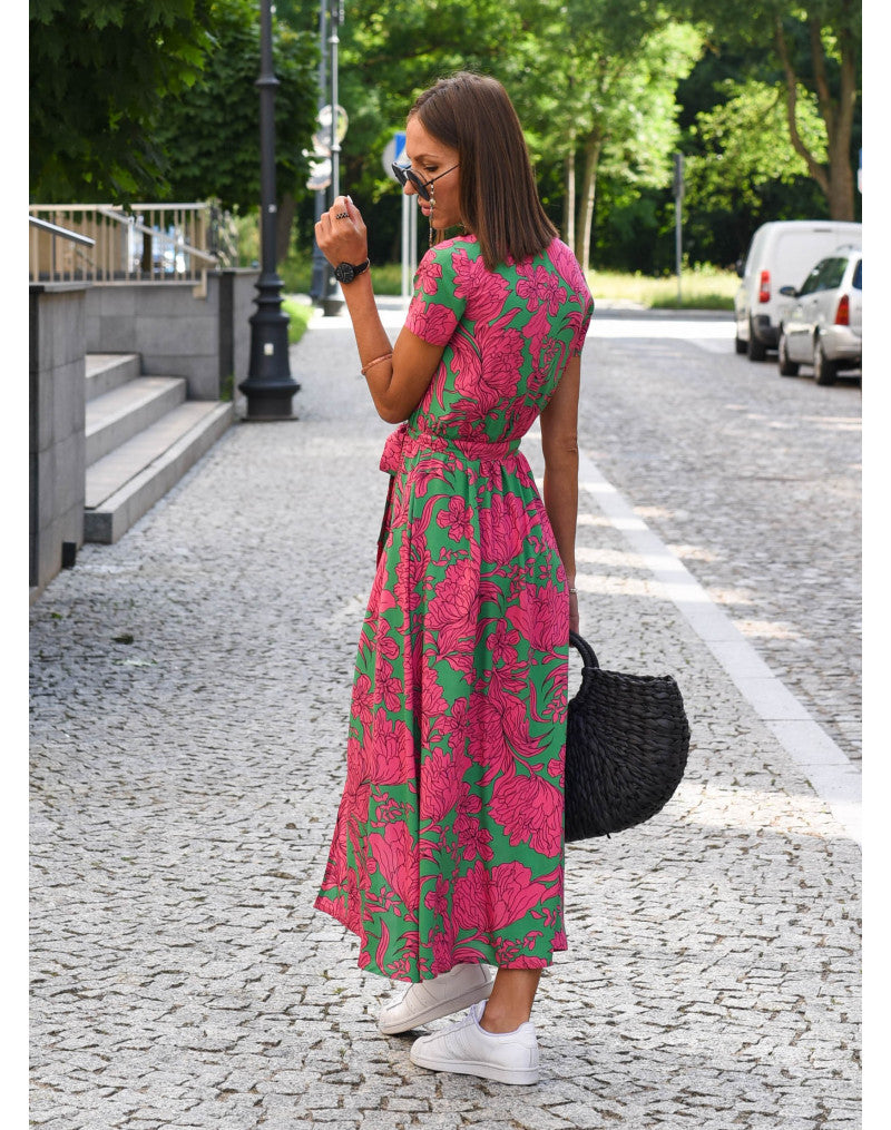 Yasmin | Elegant V-Neck Dress