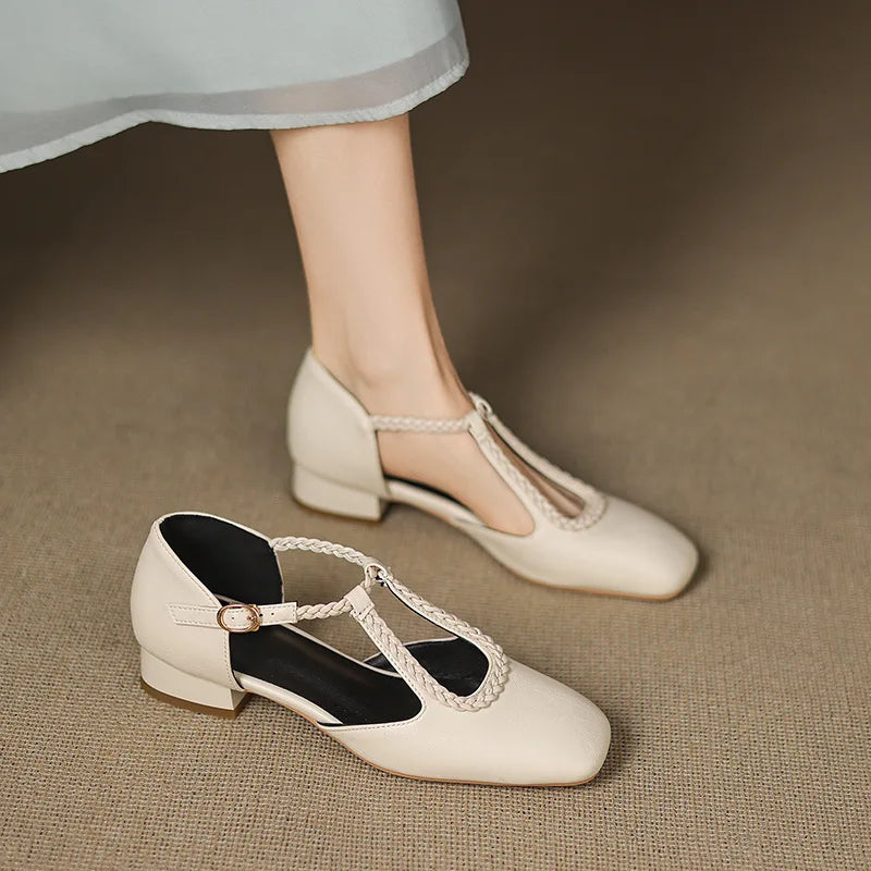 Isolde | Vintage Leather Loafers